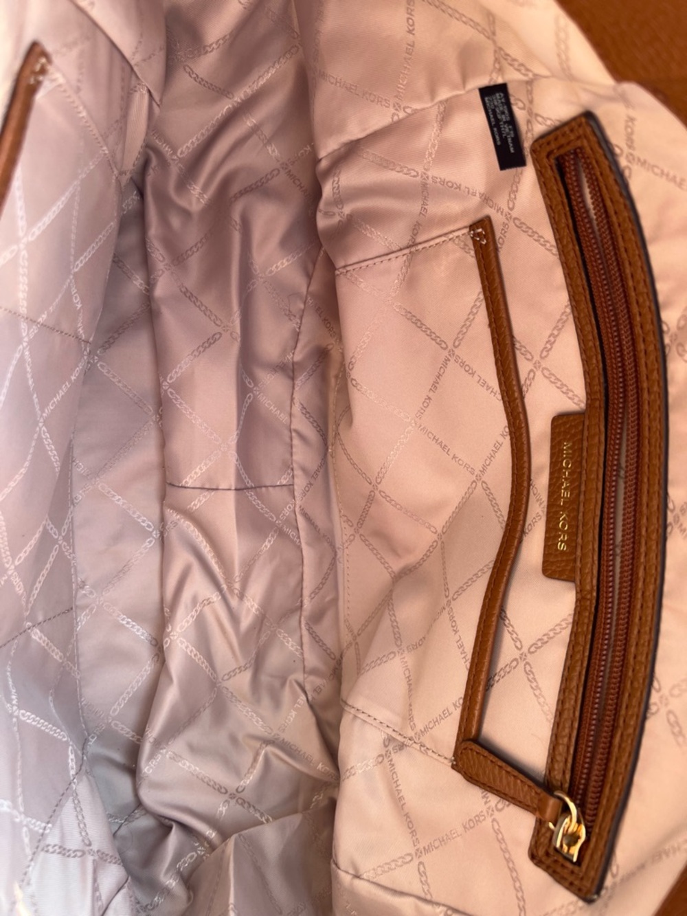 Michael Kors Leather Shoulder Bag - Picture 4 of 5
